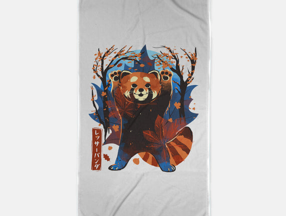 Red Panda In Autumn