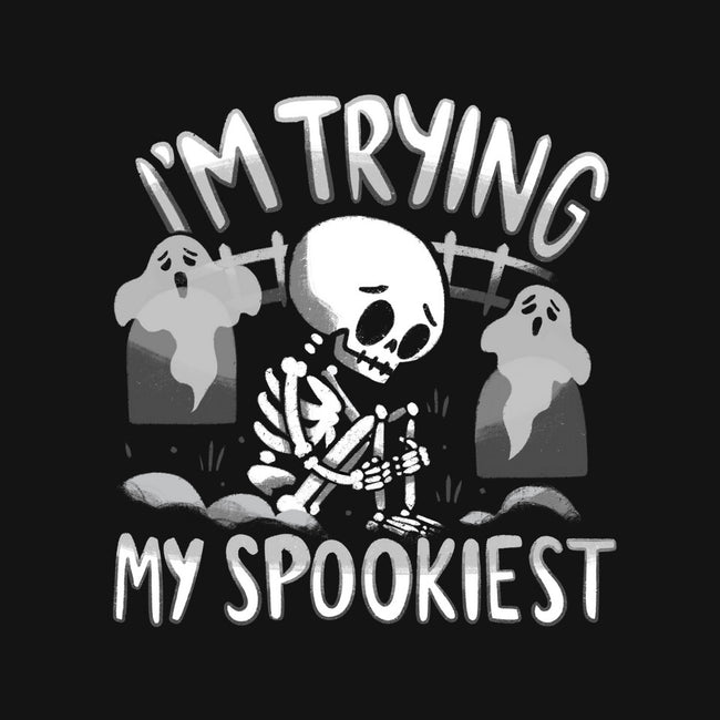 I'm Trying My Spookiest-Unisex-Baseball-Tee-Aarons Art Room