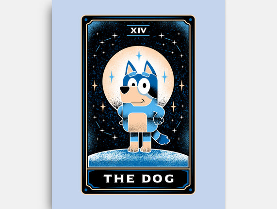 The Dog Tarot Card