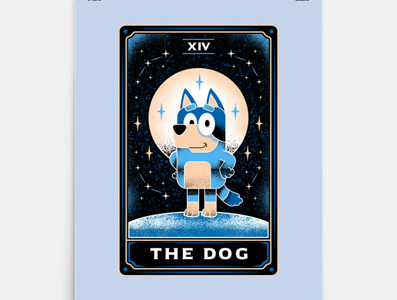 The Dog Tarot Card