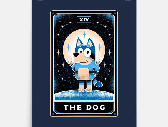 The Dog Tarot Card