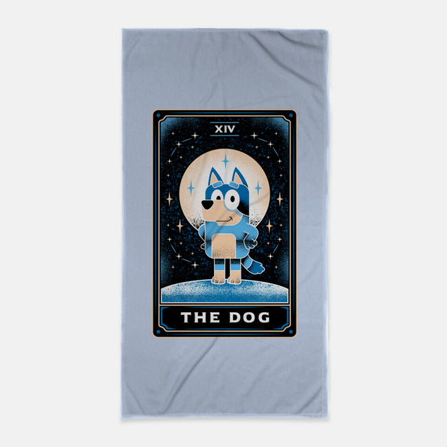 The Dog Tarot Card-None-Beach-Towel-Logozaste