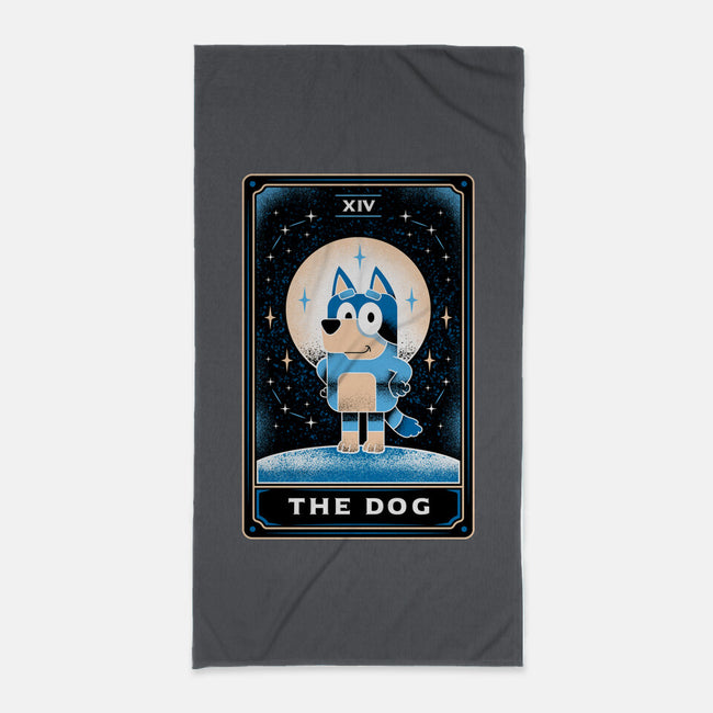 The Dog Tarot Card-None-Beach-Towel-Logozaste