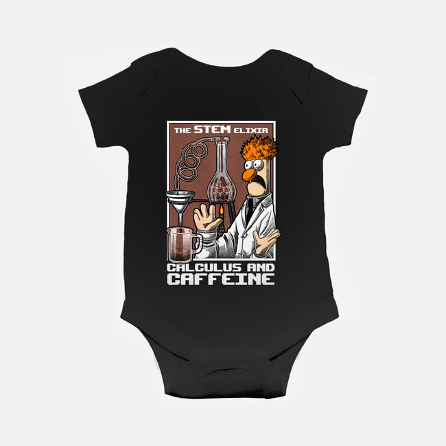 Science Puppet Coffee Lab-Baby-Basic-Onesie-Studio Mootant