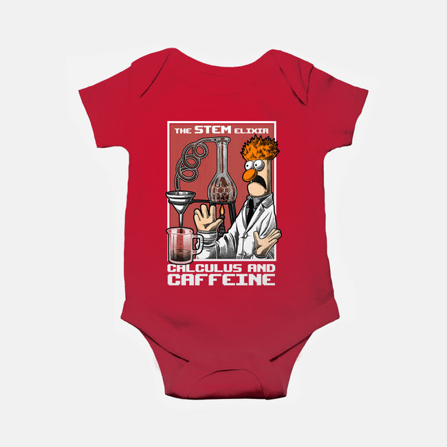 Science Puppet Coffee Lab-Baby-Basic-Onesie-Studio Mootant