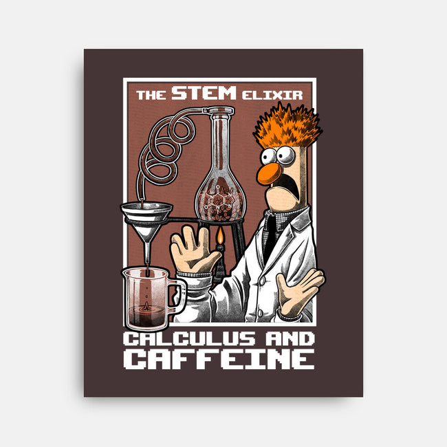 Science Puppet Coffee Lab-None-Stretched-Canvas-Studio Mootant