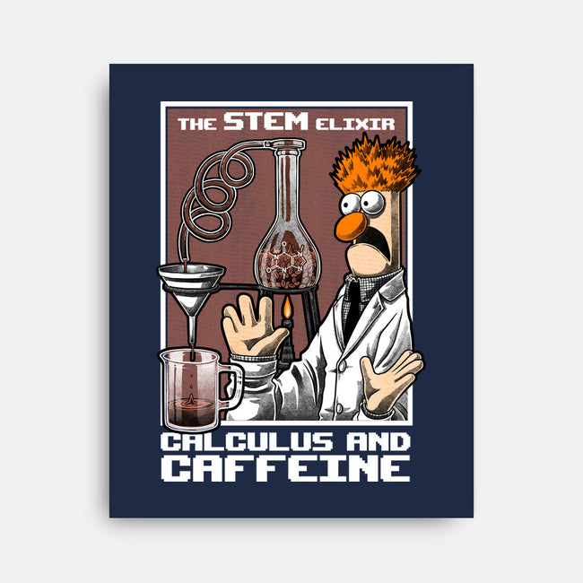 Science Puppet Coffee Lab-None-Stretched-Canvas-Studio Mootant