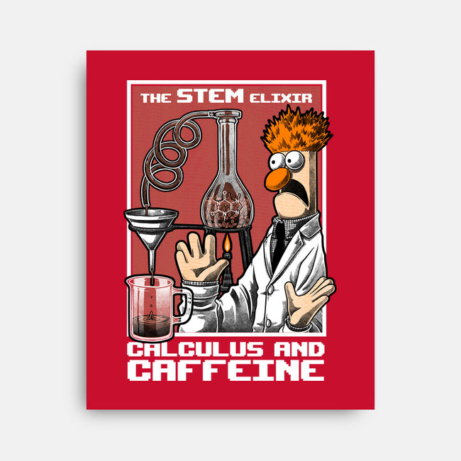 Science Puppet Coffee Lab-None-Stretched-Canvas-Studio Mootant