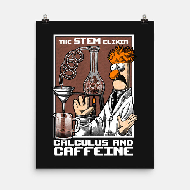 Science Puppet Coffee Lab-None-Matte-Poster-Studio Mootant