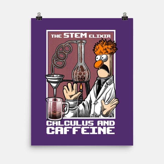 Science Puppet Coffee Lab-None-Matte-Poster-Studio Mootant