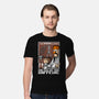 Science Puppet Coffee Lab-Mens-Premium-Tee-Studio Mootant