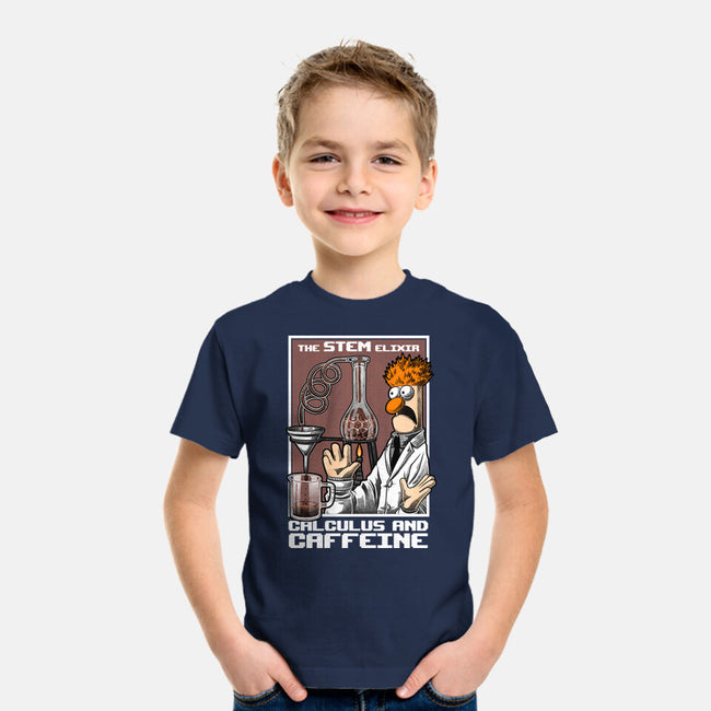 Science Puppet Coffee Lab-Youth-Basic-Tee-Studio Mootant