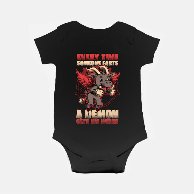 Demon Fart Wings-Baby-Basic-Onesie-Studio Mootant