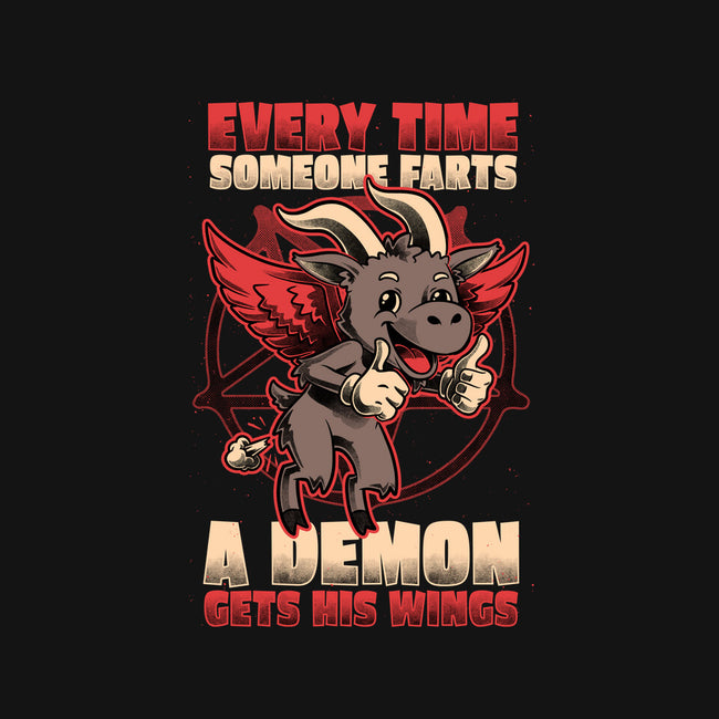 Demon Fart Wings-None-Fleece-Blanket-Studio Mootant