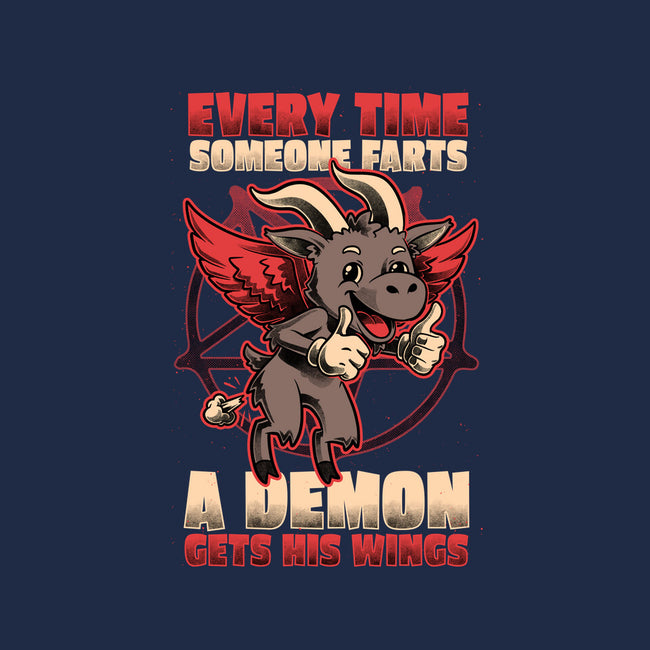 Demon Fart Wings-Womens-Basic-Tee-Studio Mootant