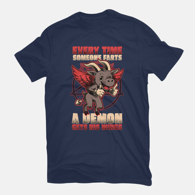 Demon Fart Wings-Mens-Heavyweight-Tee-Studio Mootant