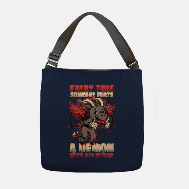 Demon Fart Wings-None-Adjustable Tote-Bag-Studio Mootant