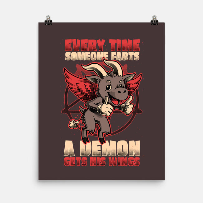 Demon Fart Wings-None-Matte-Poster-Studio Mootant