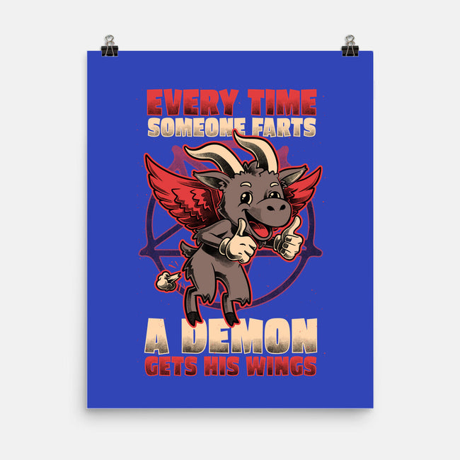 Demon Fart Wings-None-Matte-Poster-Studio Mootant