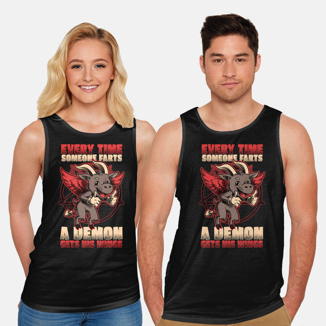 Demon Fart Wings-Unisex-Basic-Tank-Studio Mootant