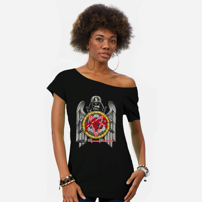 Vader Of Death-Womens-Off Shoulder-Tee-CappO