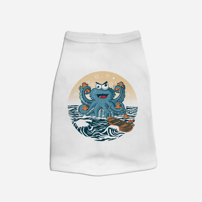 Cookie Kraken Attack-Cat-Basic-Pet Tank-erion_designs