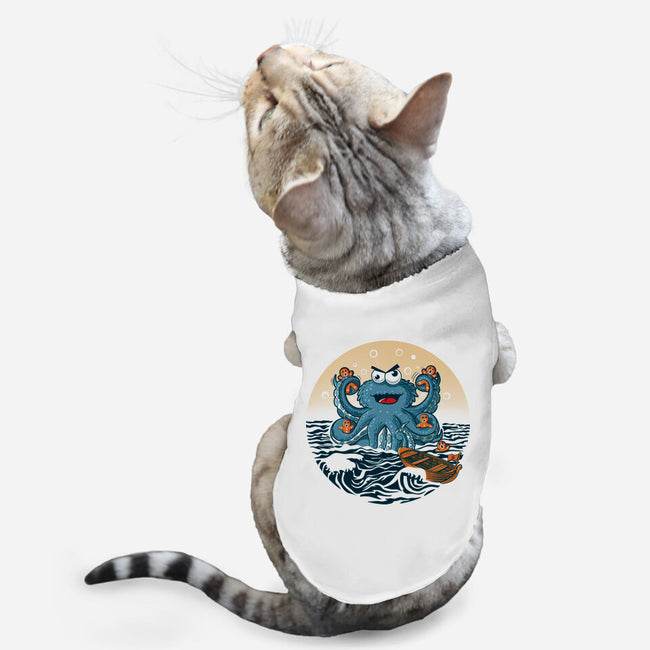 Cookie Kraken Attack-Cat-Basic-Pet Tank-erion_designs