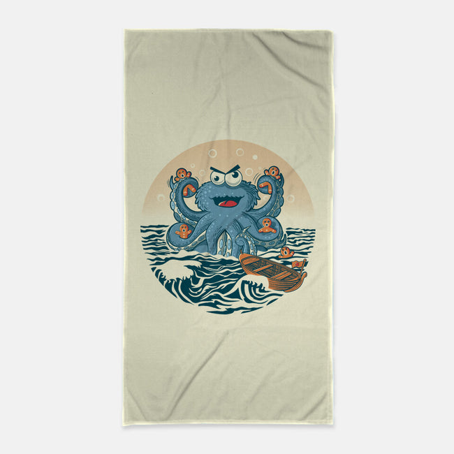 Cookie Kraken Attack-None-Beach-Towel-erion_designs