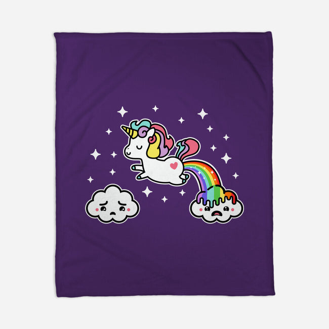 Poopiecorn-None-Fleece-Blanket-demonigote