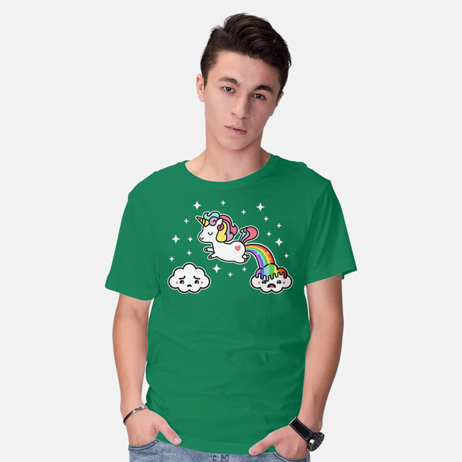 Poopiecorn-Mens-Basic-Tee-demonigote