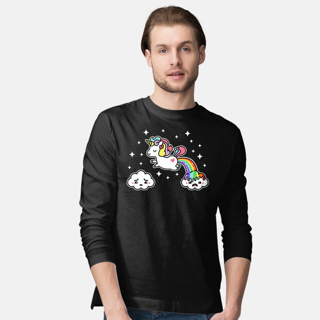 Poopiecorn-Mens-Long Sleeved-Tee-demonigote