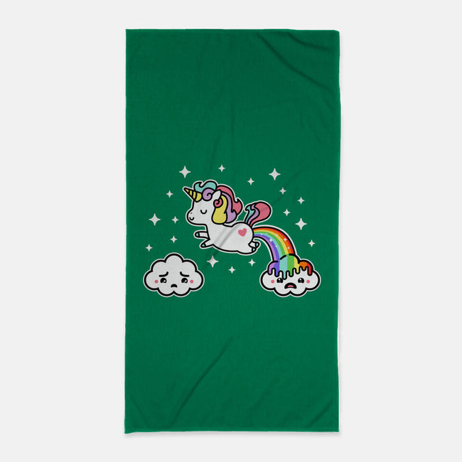 Poopiecorn-None-Beach-Towel-demonigote