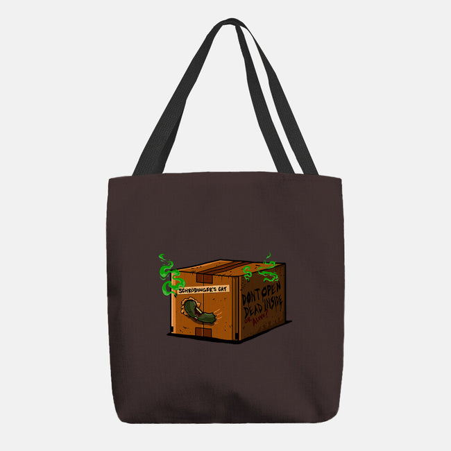 Dead Cat Inside-None-Basic Tote-Bag-demonigote