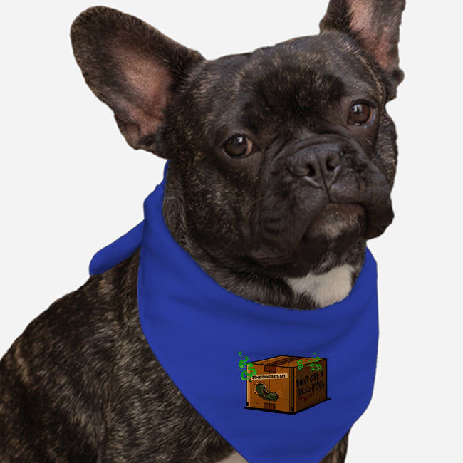 Dead Cat Inside-Dog-Bandana-Pet Collar-demonigote