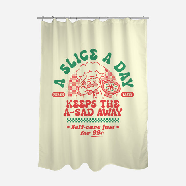 A Slice A Day-None-Polyester-Shower Curtain-demonigote