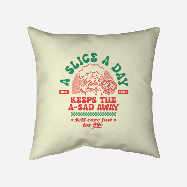 A Slice A Day-None-Removable Cover-Throw Pillow-demonigote