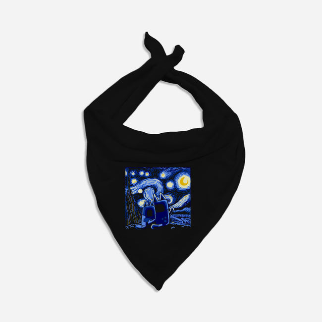 Bluey Bluey Night-Dog-Bandana-Pet Collar-naomori