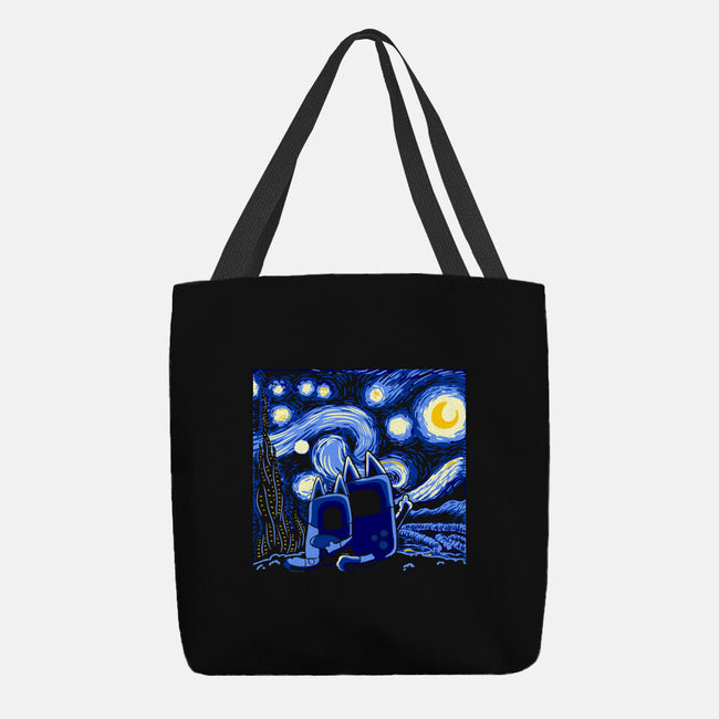 Bluey Bluey Night-None-Basic Tote-Bag-naomori