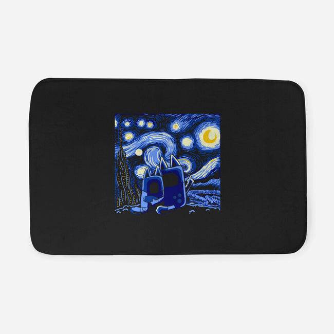 Bluey Bluey Night-None-Memory Foam-Bath Mat-naomori