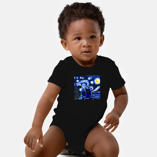 Bluey Bluey Night-Baby-Basic-Onesie-naomori