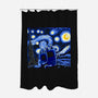 Bluey Bluey Night-None-Polyester-Shower Curtain-naomori