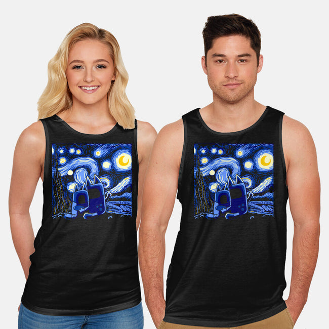 Bluey Bluey Night-Unisex-Basic-Tank-naomori