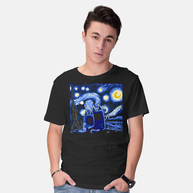 Bluey Bluey Night-Mens-Basic-Tee-naomori