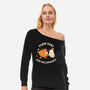 Pump King-Womens-Off Shoulder-Sweatshirt-tobefonseca