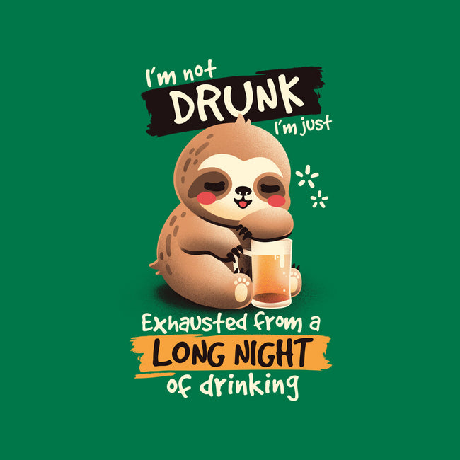 Drunk Sloth-None-Glossy-Sticker-NemiMakeit