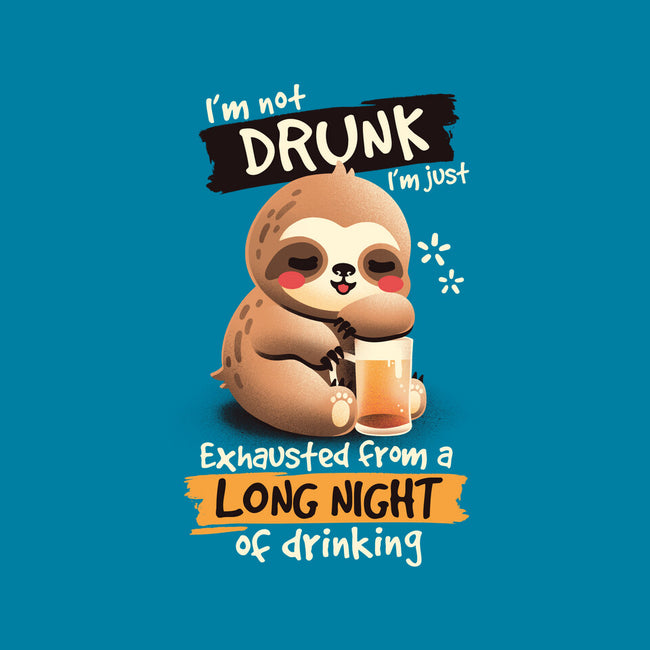 Drunk Sloth-None-Basic Tote-Bag-NemiMakeit