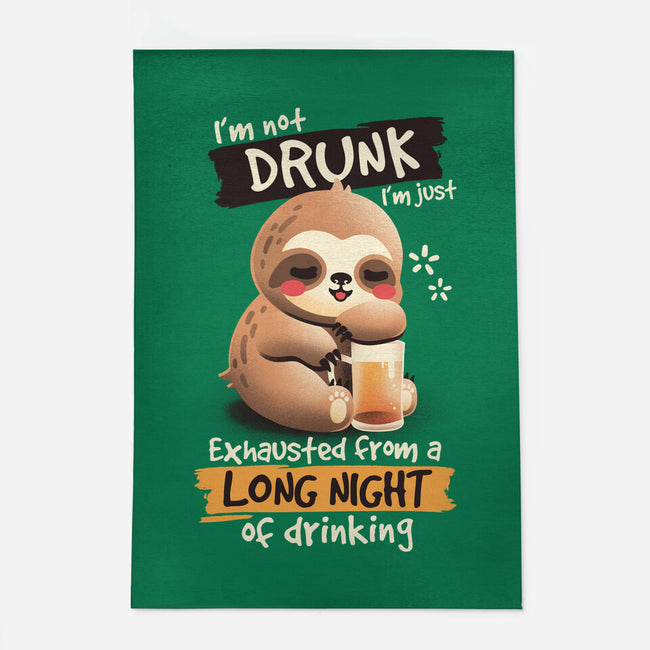 Drunk Sloth-None-Indoor-Rug-NemiMakeit