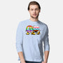 Peace And Love Friends-Mens-Long Sleeved-Tee-sebasebi