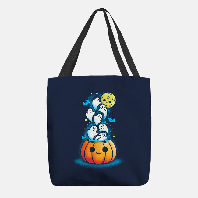 Full Of Ghost-None-Basic Tote-Bag-sebasebi