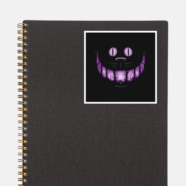 The Cheshire Smile-None-Glossy-Sticker-sebasebi